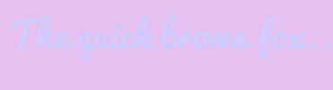 Image with Font Color CCCCFF and Background Color E4C0F0
